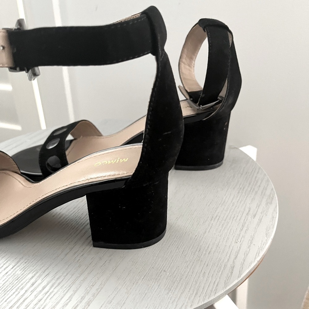 Mimco Black Suede Shoes - Size 37 - Picture 8 of 13